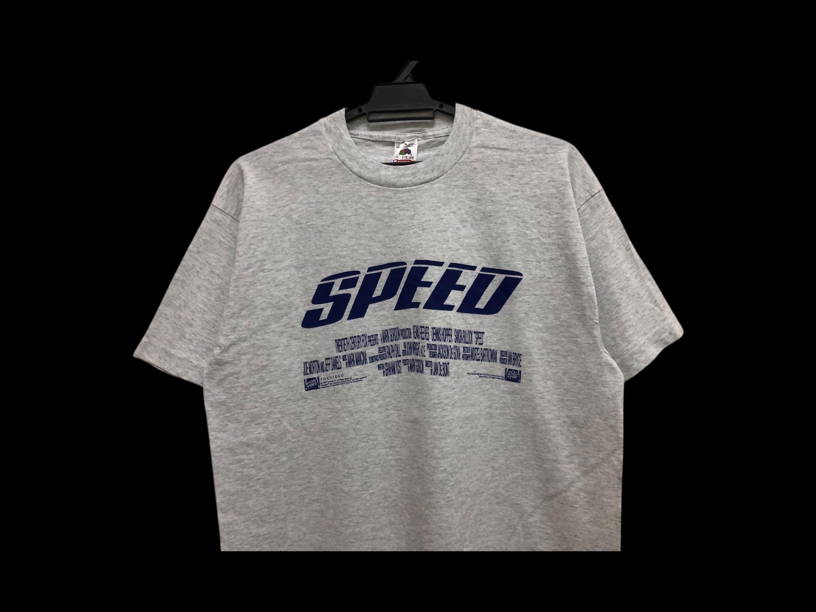 Vintage 90s SPEED American Action Thriller Movie Promo Tee Keanu