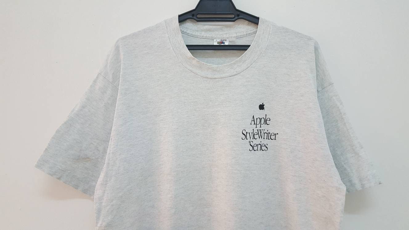 Vintage 90s APPLE Computer Stylewritter Series Promo T-shirt - Etsy