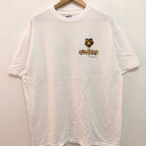 Vintage 90s 1994 BASKIN ROBBINS yogurt gone crazy madness for your mouth promo tee aesthetic beauty art pop style single stitch made in usa
