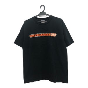 Vintage 90s MONGOOSE PRO bmx bicycles rare promo tee big logo old school bmx tee single stitch all sport