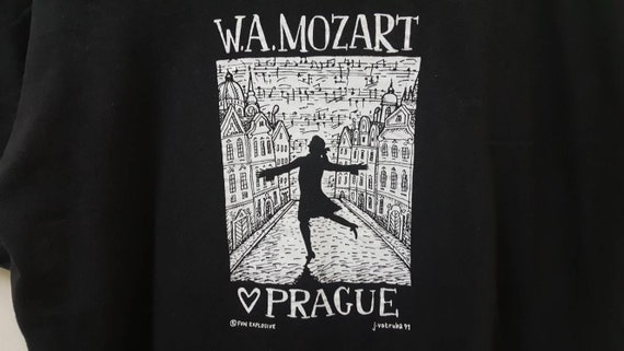 Vintage 90s 1991 Wolfgang Amadeus MOZART love prag
