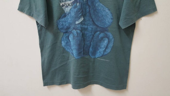 Vintage 90s COOKIE MONSTER muppet cookie wear jim hen… - Gem