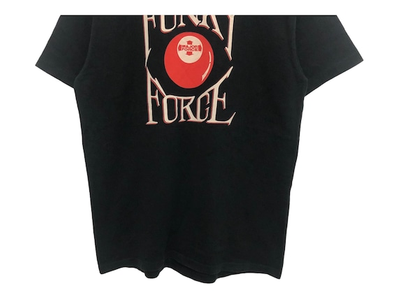 Vintage MAJOR FORCE records funky force logo tee … - image 4