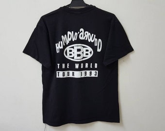 Vintage 90s 1993 BOBBY BROWN Humpin' Around the World Tour Promo T