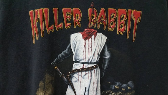 Vintage 2000 KILLER RABBIT monty python movie t s… - image 5
