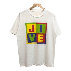 Vintage 90s FRESHJIVE rick klotz og streetwear rare single stitch jive logo tee