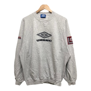 【UMBRO】 ★ Vintage Pop Round Neck Sweat Shirt ★ Loose Fit Vintage Umbro Sweatshirt Large – dla dushy