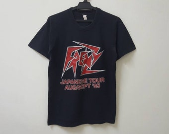 Vintage 90s 1995 FRENZY chasing the eastern sun japanese tour promo t shirt single stitch band t shirt