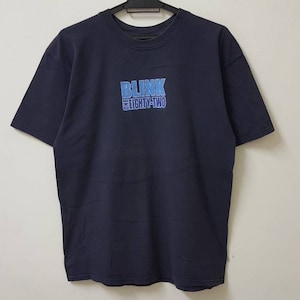 vintage 90s 1999 bLINK 182 ONE EIGHTY TWO loserkids tour promo big logo t shirt pop alternative skate punk rock band style tee