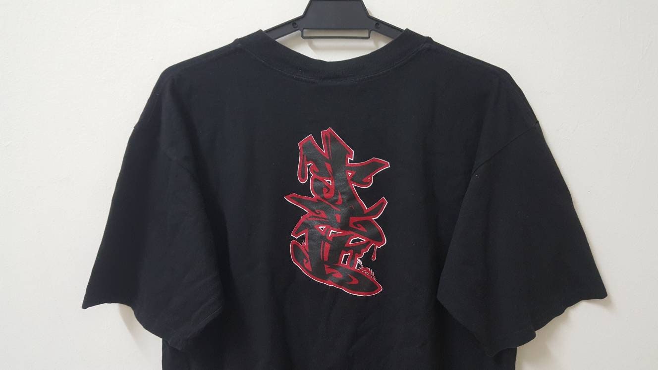 Vintage 90s TRIBAL GEAR Graffiti Art by ZODAK Rare Design T Shirt
