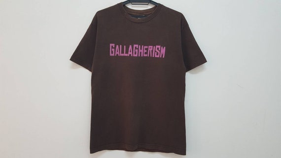 Vintage 00s GALLAGHERISM Noeliam Oasis Band Fans Tee Noel and