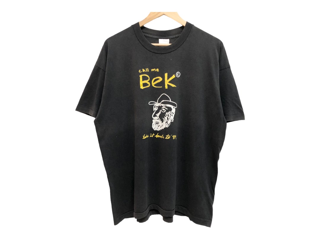 Vintage 90s BECK Call Me Bek Take It Back to 89 Single Stitch Funk