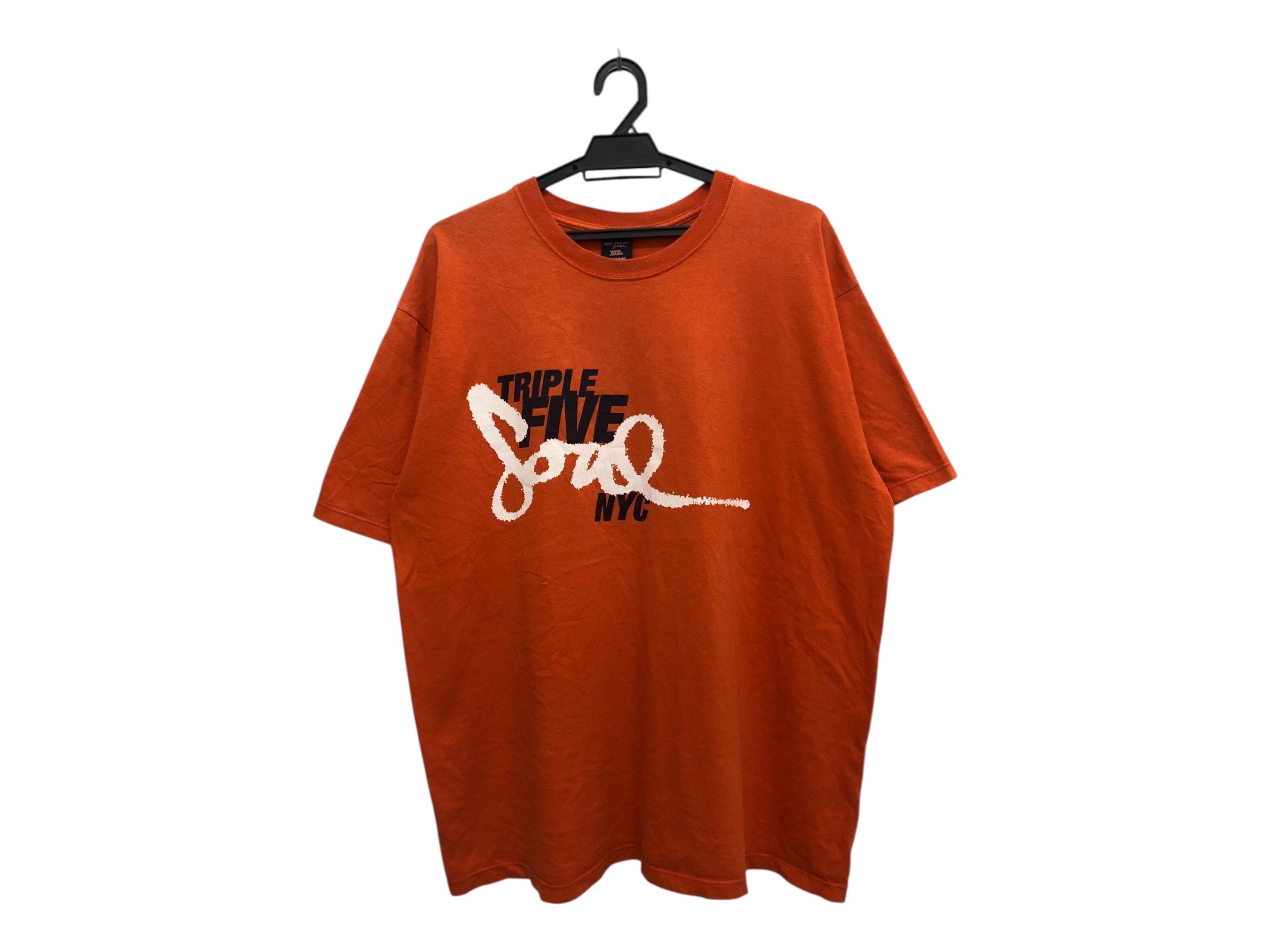 Vintage 90s TRIPLE FIVE SOUL 555 Soul Rare Big Logo Spell Out Nyc