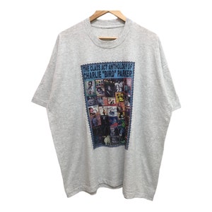 Vintage 90s the class act anthology of CHARLIE “BIRD” PARKER legendary american jazz sexophonist tee single stitch
