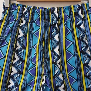 Vintage 90s KAPPA short pants rare vertical tribal striped NOS embroidered logo nice colorway hip hop rap surf skate style shorts image 3