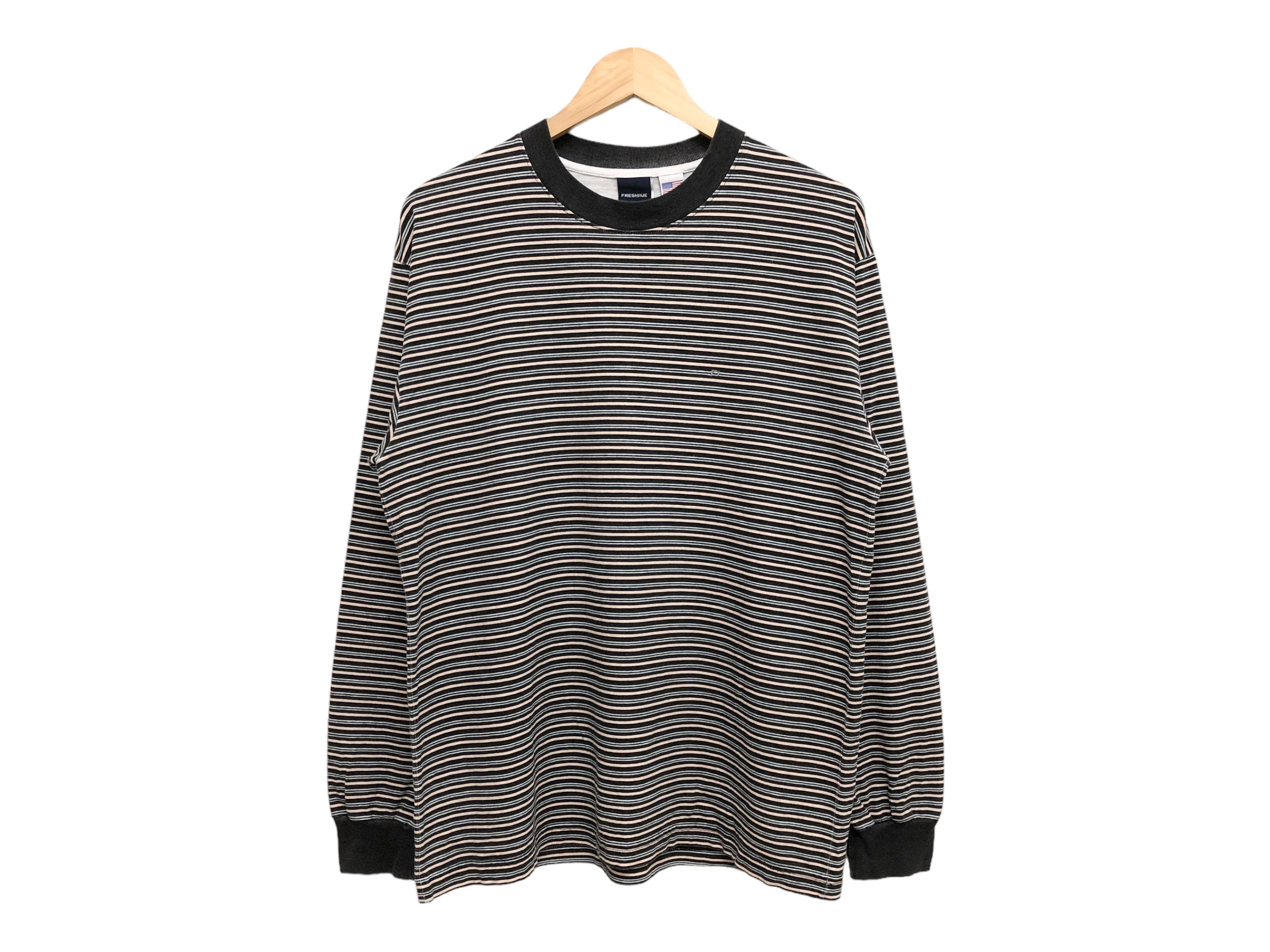 Vintage Stussy Striped Shirt - Etsy Canada