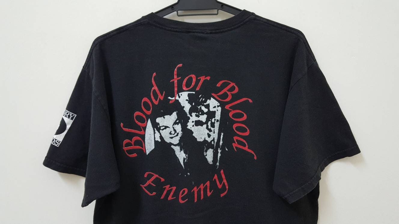Vintage 90s BLOOD for BLOOD Victory Records Enemy Hardcore