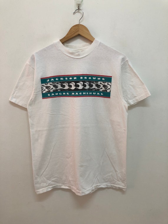 Vintage Jackson Browne Shirt 80s Band Tshirt 1980 Tour