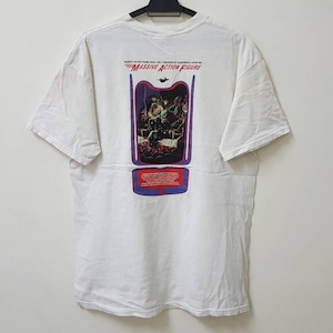 Vintage 90s 1998 MAF massive action figure transworld japan inc limited t shirt japanese toy crew tee made in usa rare t shirt