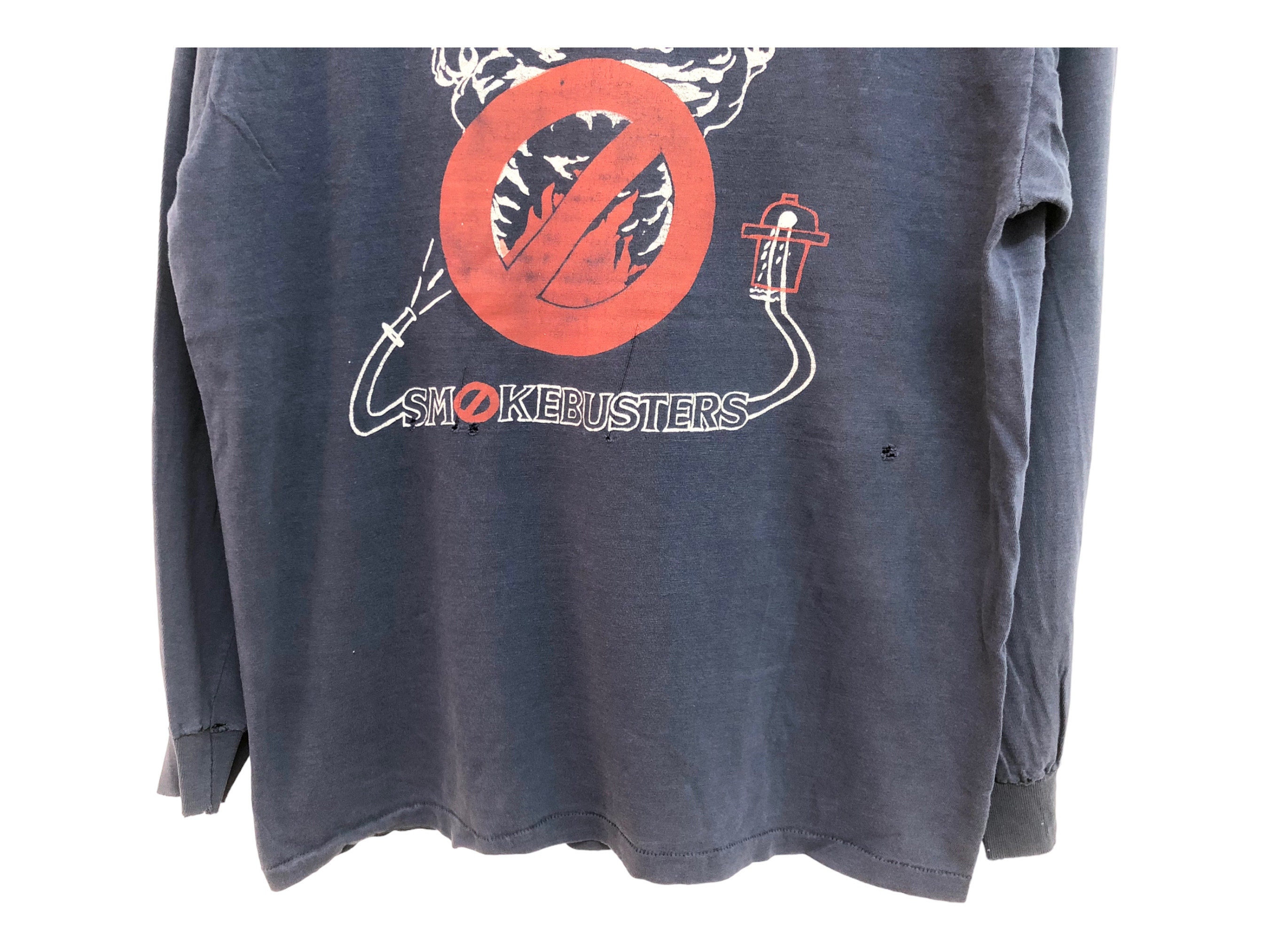 Vintage 80s SMOKEBUSTERS Longsleeve Blunt Dope Graphical Beauty ...