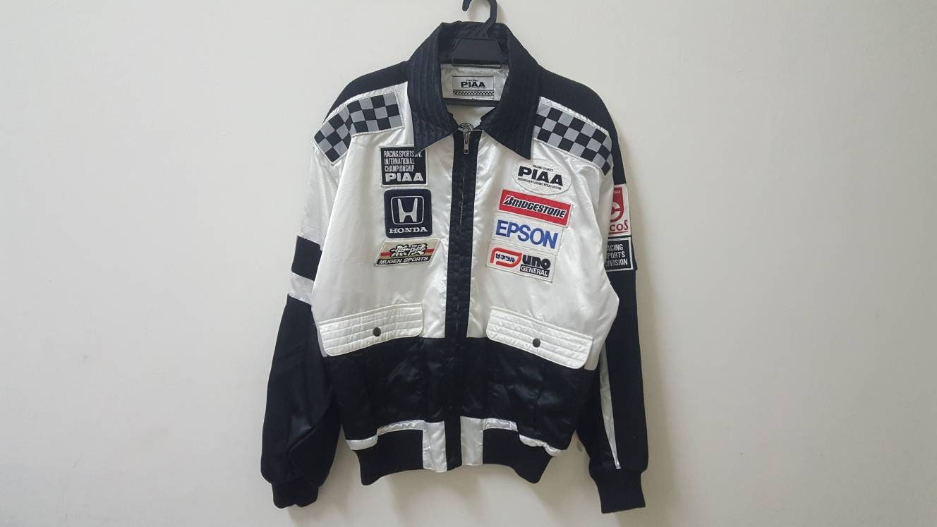 Vintage PIAA racing sports motorsport jacket honda mugen