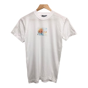 Vintage 90s MODARAMA LONDON blythe doll block graphical tee made in england