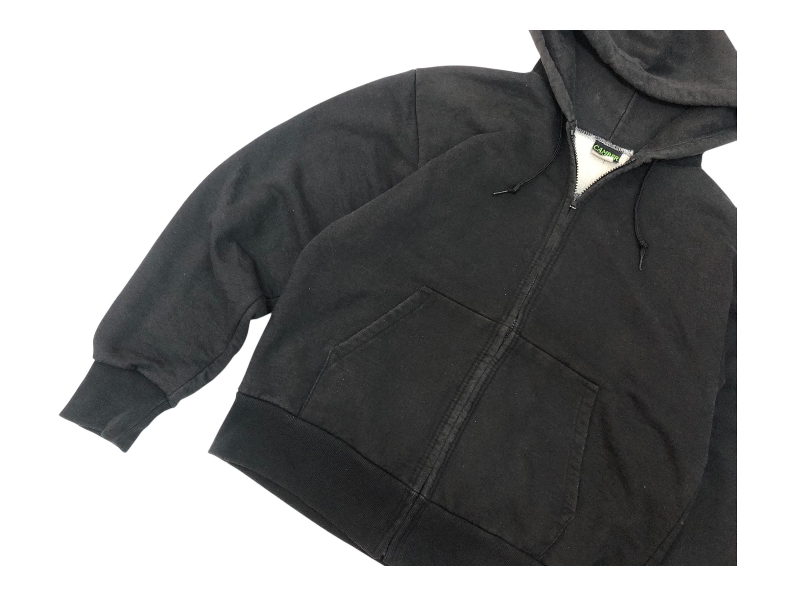 Vintage 80s 90s CAMBER Full Zipper Sweatshirt Hoodie Thermal