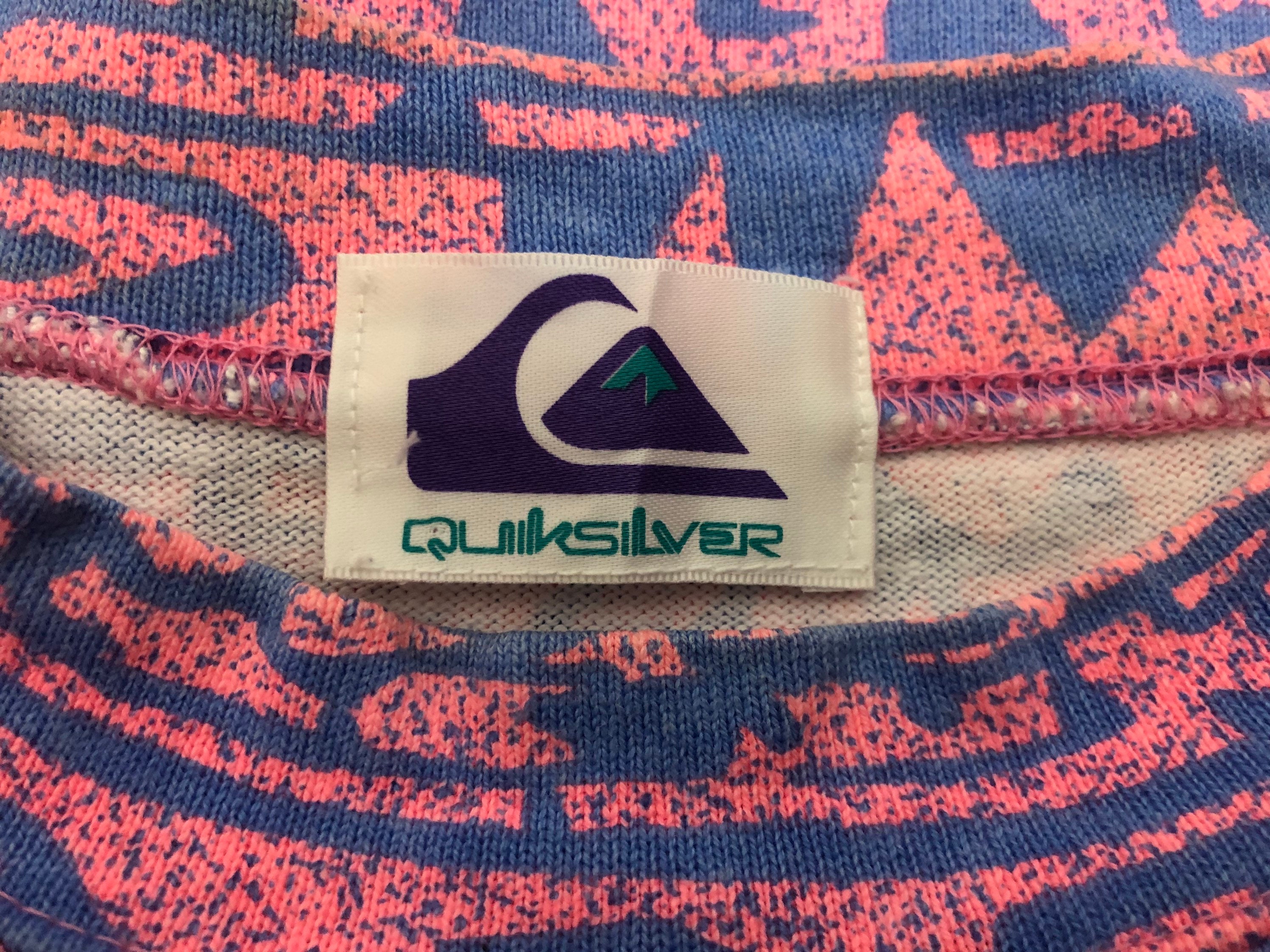 美品◎00s Quiksilverビーチバッグ　オールドサーフ　vintage VINTAGE QUIKSILVER LIMITED EDITION QSD 90'S ZIPPER JACKET