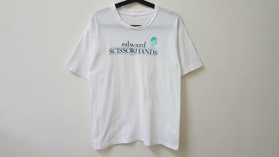 Vintage 90s 1990 EDWARD SCISSORHANDS Single Stitch Fantasy Romance 