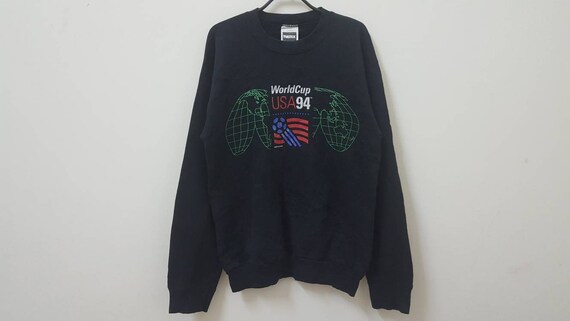 Vintage 90s World Cup Usa 94 Sweatshirt Hype Dope Swag Hip Hop Etsy