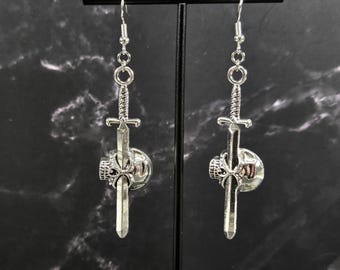 The Blade of The Necromancer Earring Set