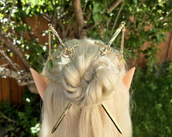 Elvhen Leaf Hair Sword