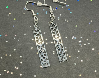 Polyhedral Dice Earring Set