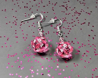 Mini Dice Earring Set + Crystal