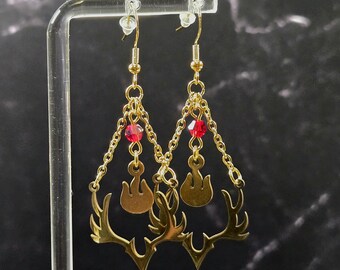Heir of Fire Inspired Earring Set