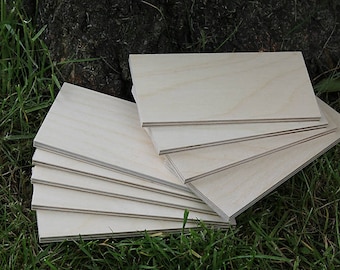 9 Birch Ply Plaques...Bargain pack of 9 Pyrography Large Rectangular Sign Plaques made from Top Quality 6mm thick  Birch Plywood