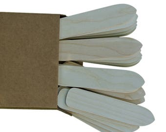 Bargain pack of 12 Pyrography Plant marker Blanks made from Top Quality 6mm thick  Birch Plywood
