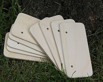 Bargain pack of 9 Pyrography Large Hanger Sign Plaques made from Top Quality 6mm thick  Birch Plywood