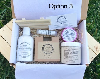 Lavender Self Care Gift Box - Vegan Gifts, Thank You, Birthday Spa Set, Appreciation, Stress Relief, Mothers Day Pamper Gift, Hug In A Box