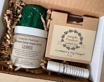 Custom Pamper Gift Box - Vegan Gifts, Thank You, Birthday, Appreciation, Stress Relief, Get Well, Self Care Package, Mother's Day Spa Gift