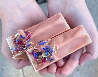 Berry Blossom - Vegan Soap | Handcrafted Soap | Cold Process Soap | Handmade Soap | Vegan Soap Bar | Vegan Floral Soap | Artisan Soap