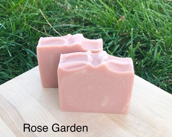 Rose Garden - Handmade Soap | Handcrafted Soap | Cold Process Soap | Milk Soap | Artisan Soap