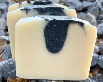 Black Tie - Vegan Men's Soap | Handcrafted Soap | Cold Process Soap | Handmade Soap | Vegan Charcoal Soap | Artisan Soap | Coconut Milk Soap