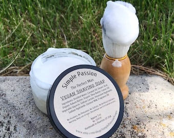 Men's Shaving Soap - Shaving Soap For Him | Shave Soap Gift Kit | Fathers Day Gift | Shaving Soap Kit For Men