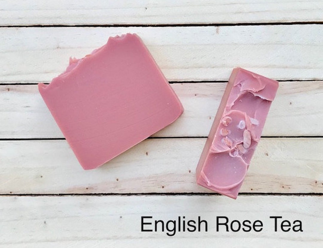 English Rose Tea Vegan Soap Handcrafted Soap Cold - Etsy