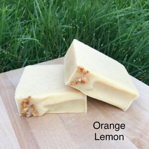 Orange Lemon - Vegan Essential Oil Soap | Handcrafted Soap | Cold Process Soap | Handmade Soap | Vegan Soap | Herbal Soap | Natural Soap