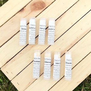 Pick 4 Handmade Lip Balms - Moisturizing Lip Balms | Vegan Lip Balms Available | Chapstick | Flavored Lip Balms