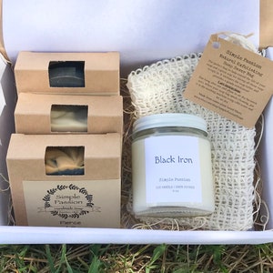 Self Care Gift Box For Men - Vegan Gifts, Thank You, Birthday Spa, Appreciation, Groomsmen, Get Well, Father's Day Pamper Gift, Hug In A Box
