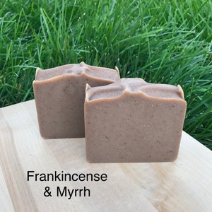 Frankincense & Myrrh - Vegan Handmade Soap | Handcrafted Soap | Cold Process Soap | Vegan Soap Bar | Vegan Artisan Soap