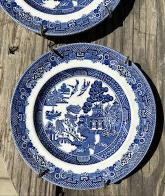 Johnson Brothers Willow Blue Bread and Butter Plate 1/4